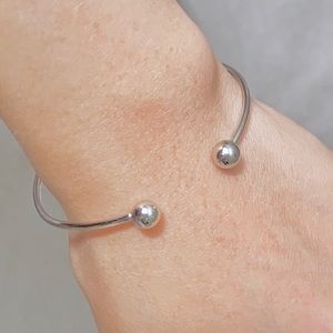 Tiffany Style Beads Cuff Bracelet